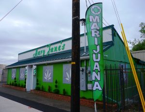 A marijuana dispensary in Eugene, Oregon. They could benefit from passage of the SAFE Banking bill.