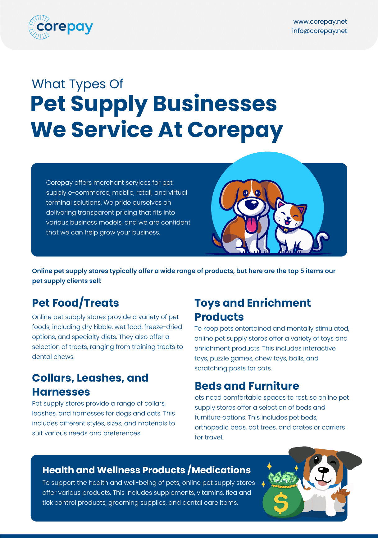 Pet Supply Merchant Accounts Pawsitively Profitable Services Corepay