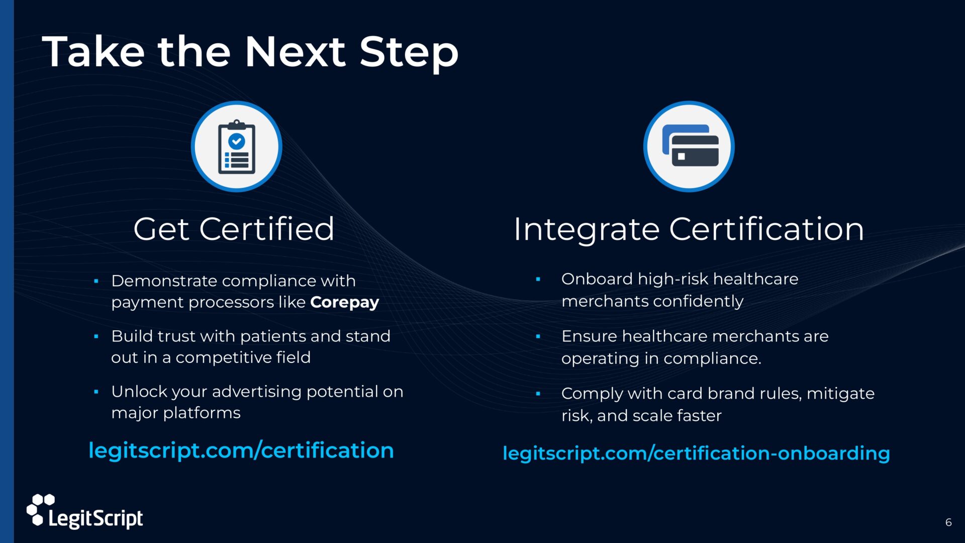 next steps